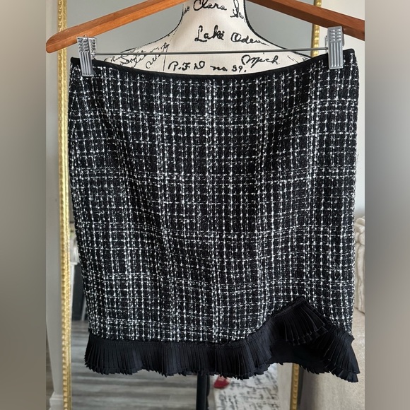White House Black Market Dresses & Skirts - White House Black Market Asymmetrical Ruffled Pencil Skirt
